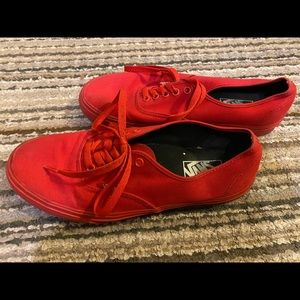Old Fashioned Red Vans